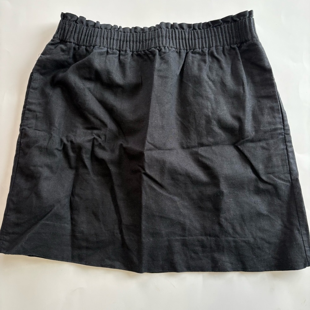 J. Crew Black Mini Skirt